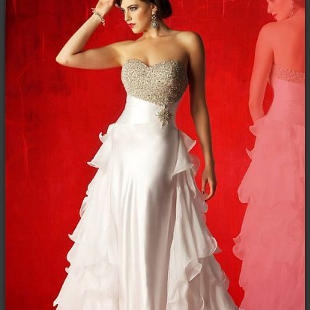 Prom strapless dress - Picture 4 of 6